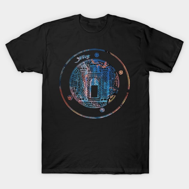 Old Gate Coin Psychedelic T-Shirt by KucingLangit